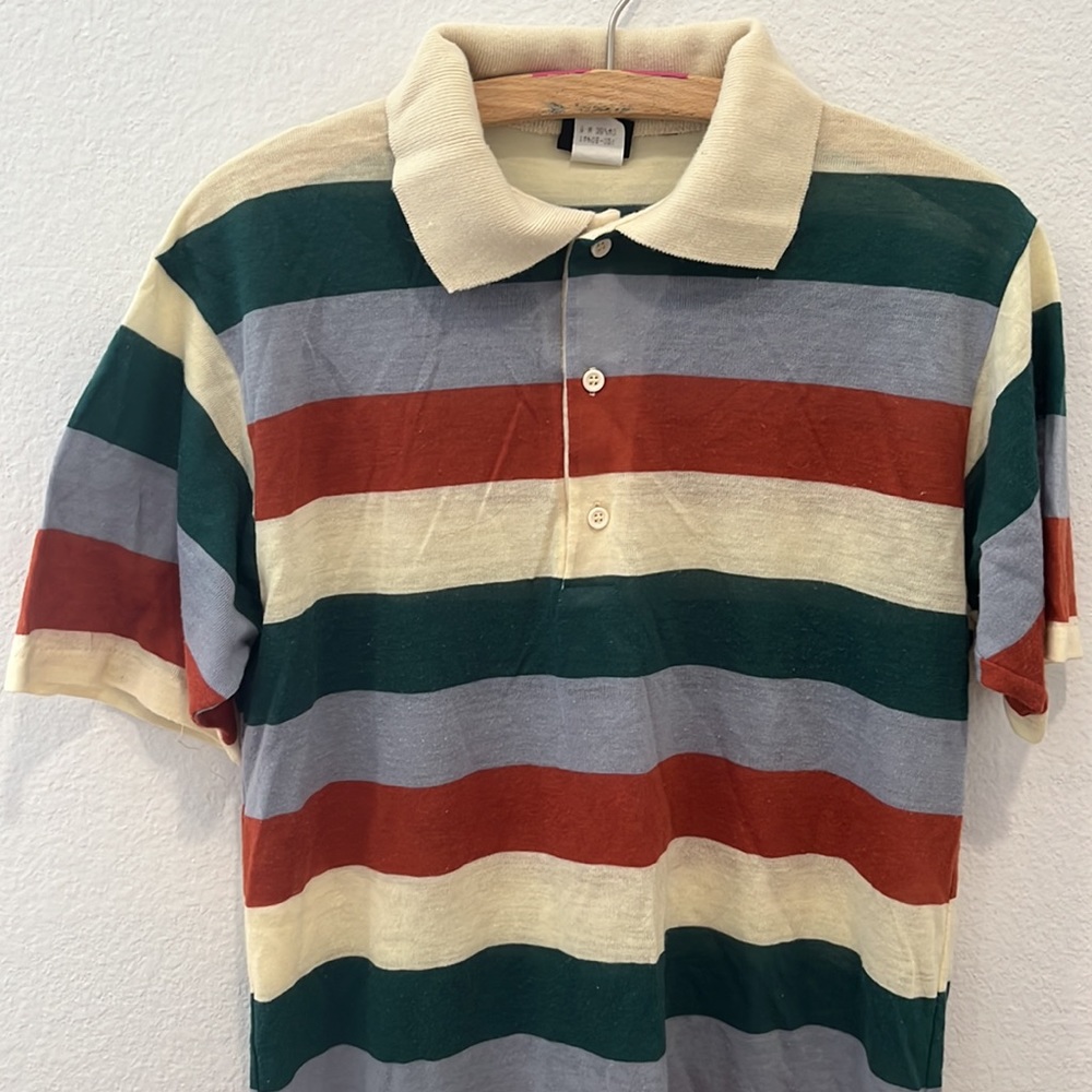 Vintage striped polo